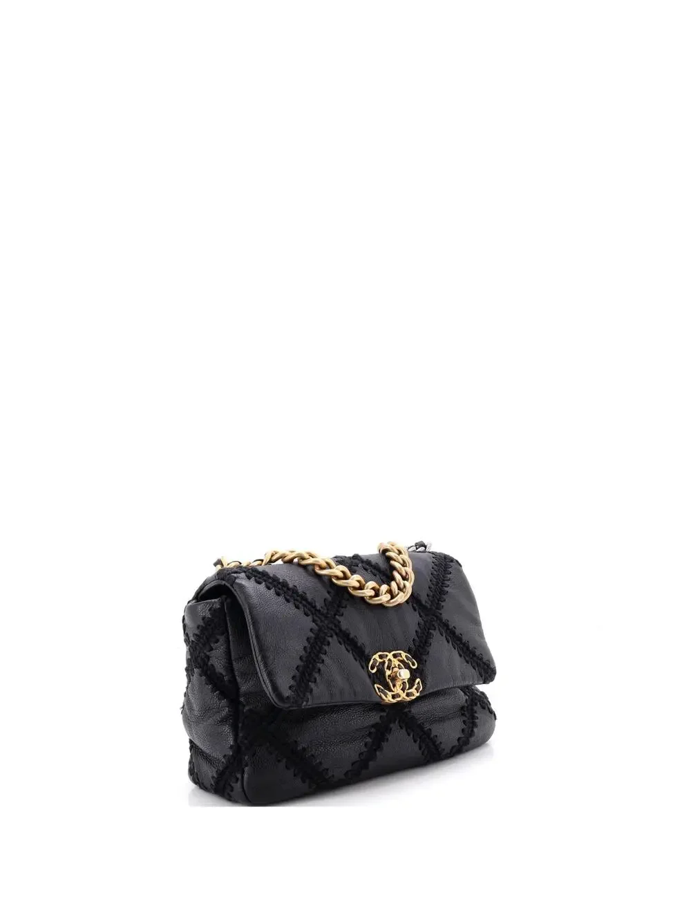 Chanel 19 Flap Bag Crochet Quilted #301744C48B